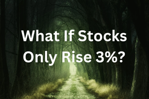 What If Stocks Only Rise 3%? What If Stocks Only Rise 3%?
